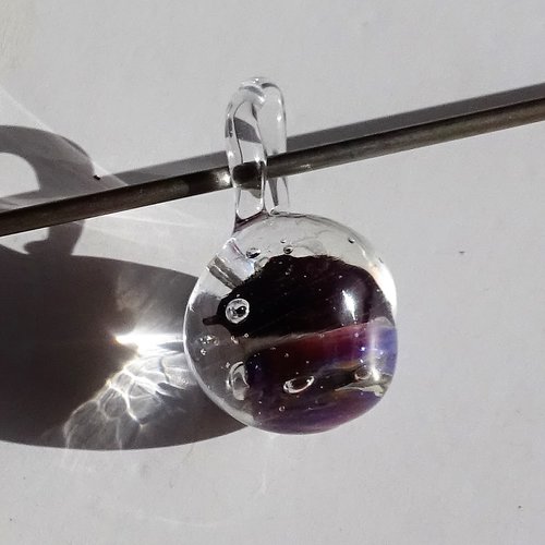 Pendentif verre filé cl.0916