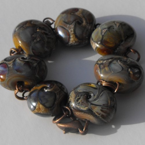 Bracelet perles en verre filé bracel.0579