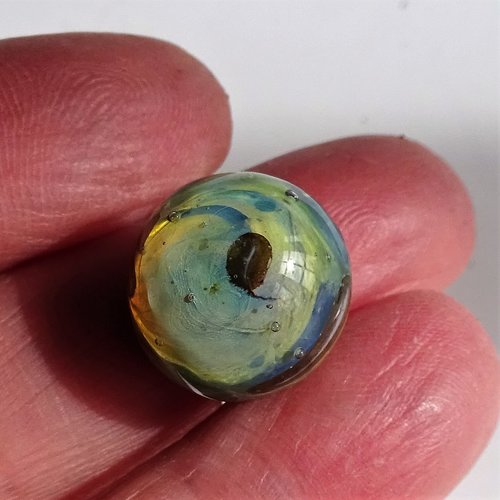 Bague cabochon murano bag.1364