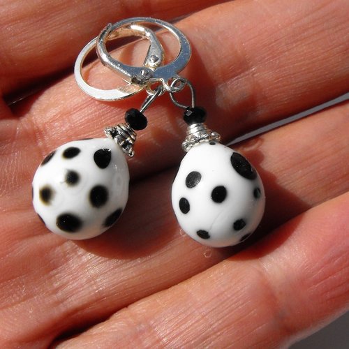 Boucles d'oreille perles murano bcl.2606