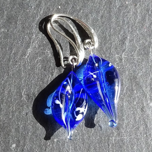 Boucles d'oreille perles murano bcl.2704