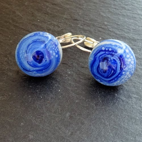Boucles d'oreille perles murano bcl.2712