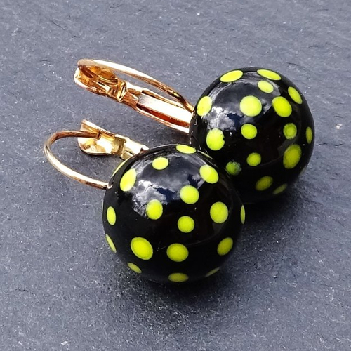 Boucles d'oreille perles murano bcl.2720