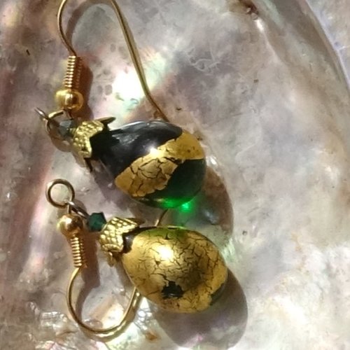 Boucles d'oreille perles murano bcl.3315