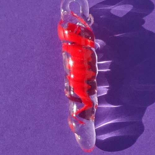 Pendentif verre filé cl.1134