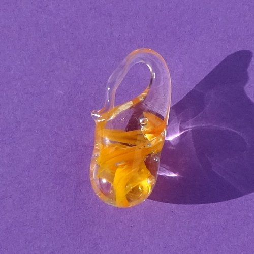 Pendentif verre filé cl.1136