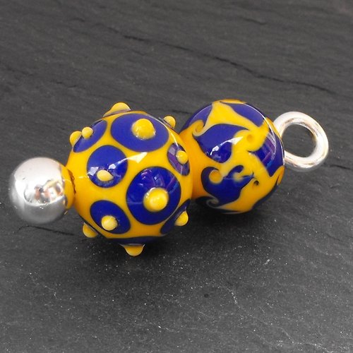 Pendentif verre filé cl.0790