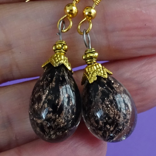 Pendants d'oreille verre filé bcl.3024