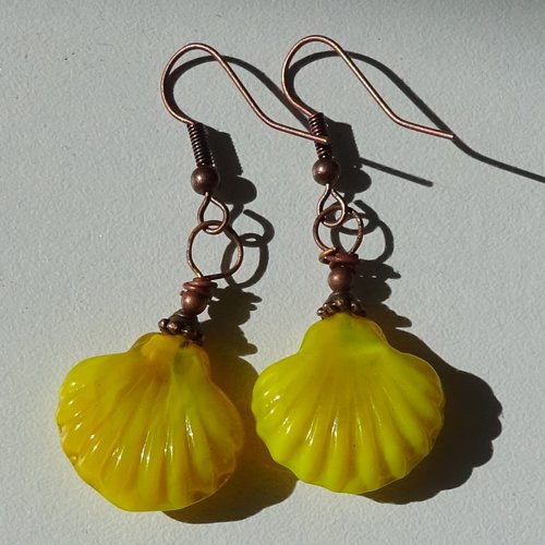 Pendants d'oreille verre filé bcl.3028