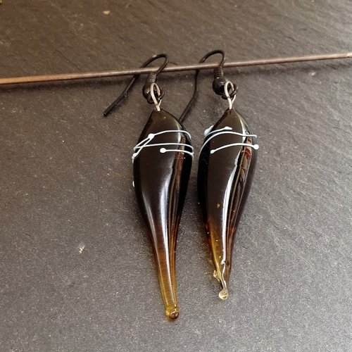 Boucles d'oreille murano bcl.2725