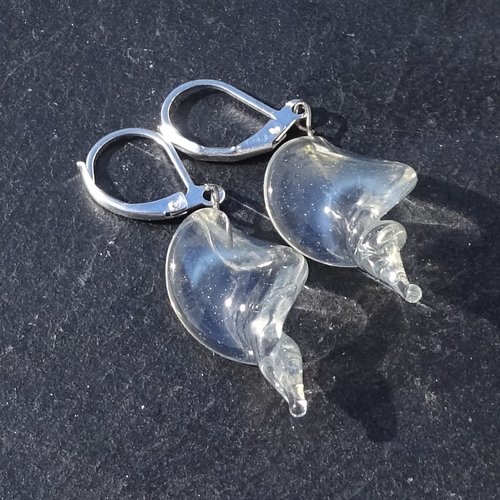 Pendants d'oreille verre filé bcl.3503