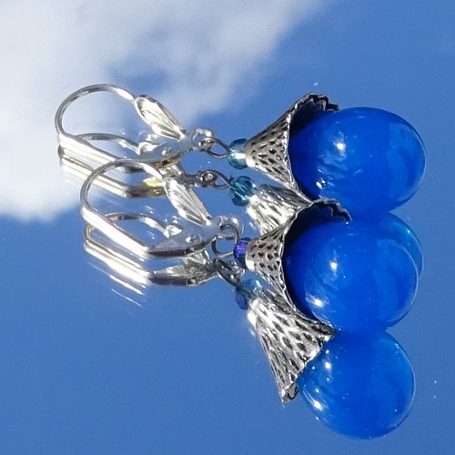 Pendants d'oreille verre filé bcl.3504