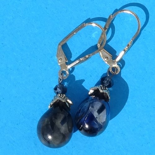 Pendants d'oreille verre filé bcl.3513