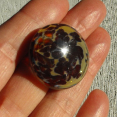 Bague cabochon murano bag.1107