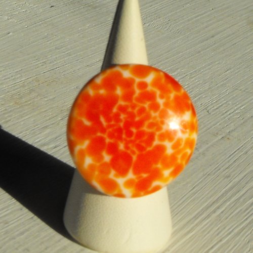 Bague cabochon murano bag.1114