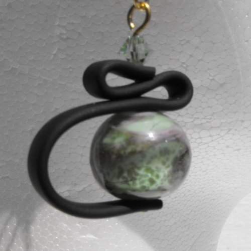 Boucles d'oreille perles murano bcl.1440