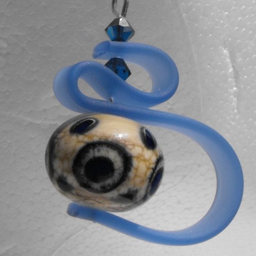 Boucles d'oreille perles murano bcl.1441