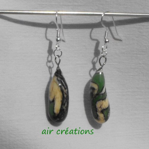 Boucles d'oreille perles murano bcl.1589
