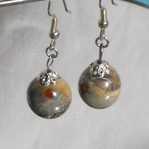 Boucles d'oreille perles murano bcl.1779