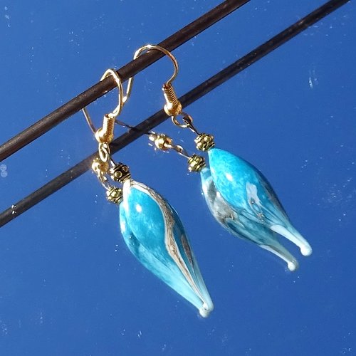 Boucles d'oreille murano bcl.2839