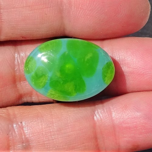 Bague cabochon murano bag.1490