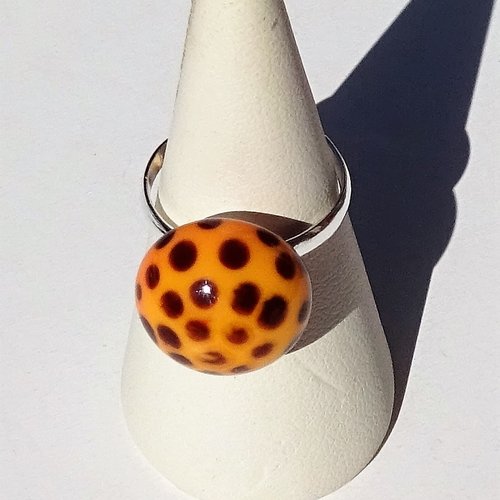 Bague cabochon murano bag.1477
