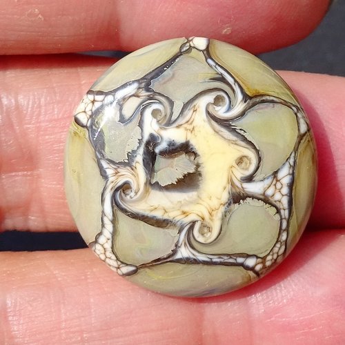 Bague cabochon murano bag.1470