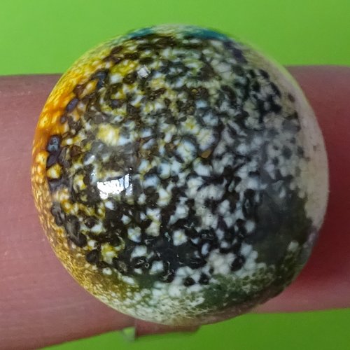 Bague cabochon murano bag.1618