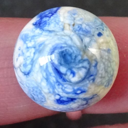 Bague cabochon murano bag.1623