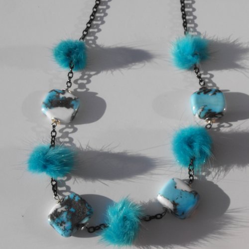 Collier verre filé cl.0758