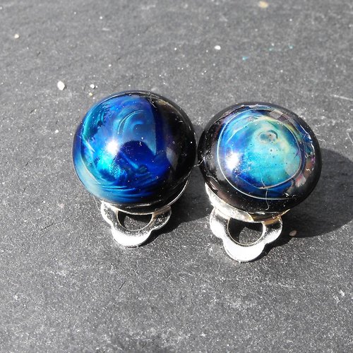 Clips d'oreille perles murano bcl.2597
