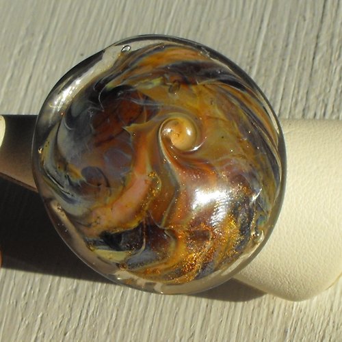 Bague cabochon murano bag.1120