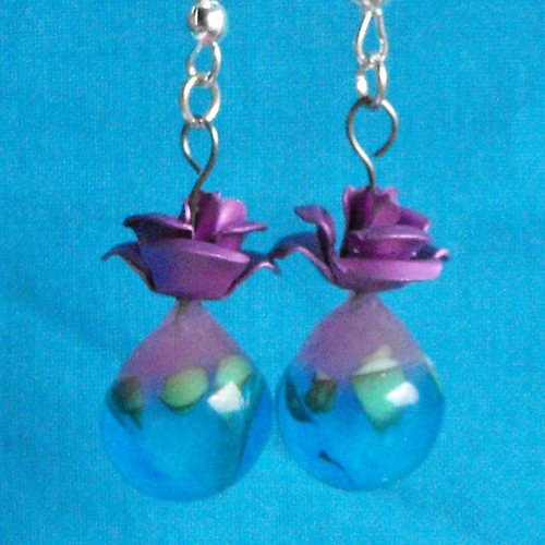 Boucles d'oreille murano bcl.2063
