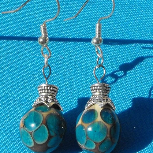 Boucles d'oreille perles murano bcl.2106