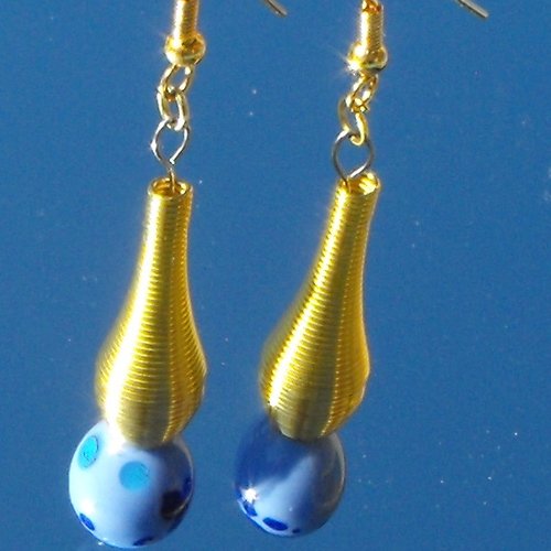 Boucles d'oreille murano bcl.2112