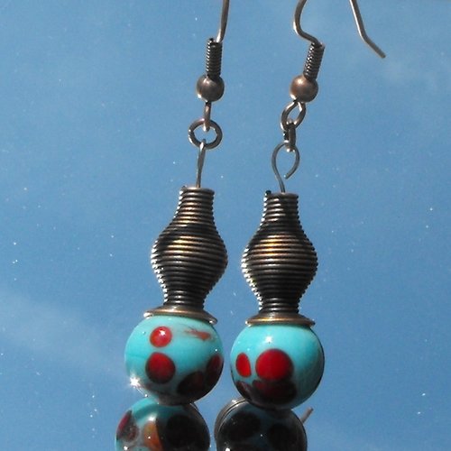 Boucles d'oreille murano bcl.2179