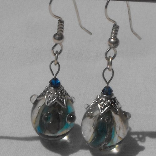 Boucles d'oreille murano bcl.2182