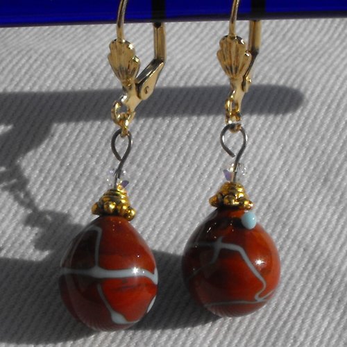 Boucles d'oreille murano bcl.2213