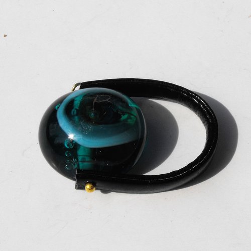 Bague cabochon murano bag.1309