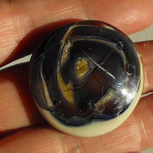 Bague cabochon murano bag.1119