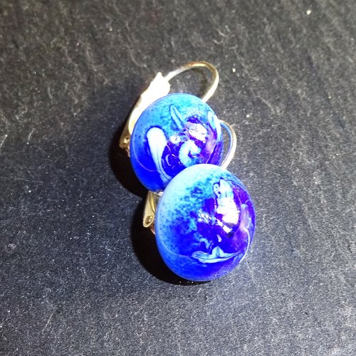 Boucles d'oreille perles murano bcl.2643