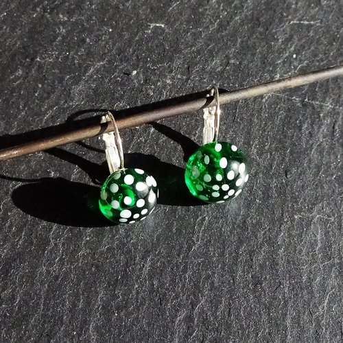 Boucles d'oreille perles murano bcl.2668