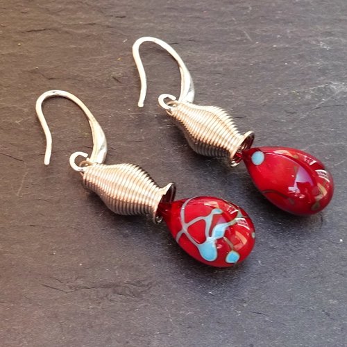Boucles d'oreille murano bcl.2815