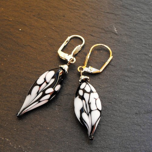 Boucles d'oreille perles murano bcl.2510