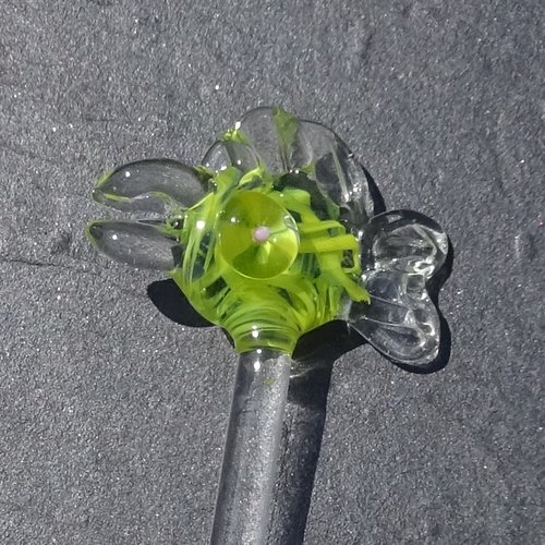 Figurine décorative verre filé, lampwork, verre de murano, deco.0115