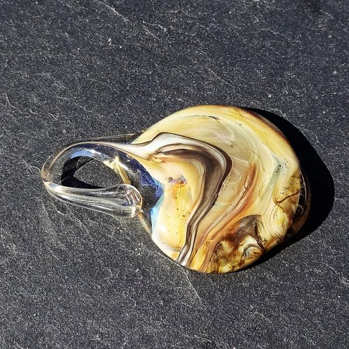 Pendentif verre filé cl.0966