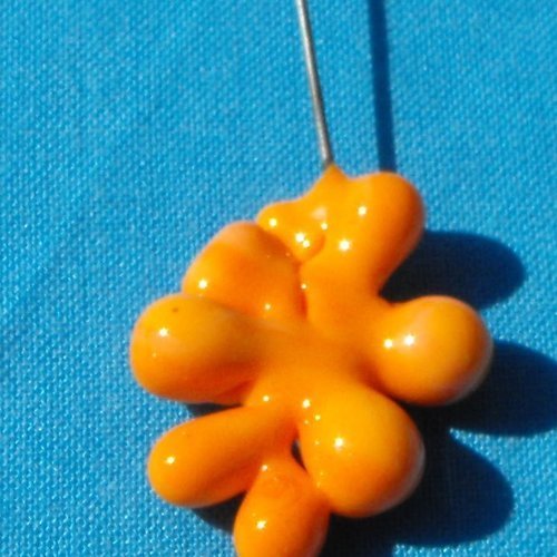 Goutte en verre de murano perl.0735