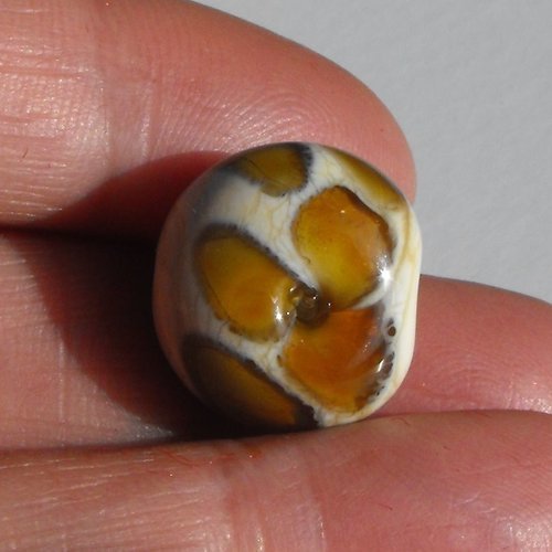 Perle galet en verre de murano perl.0889