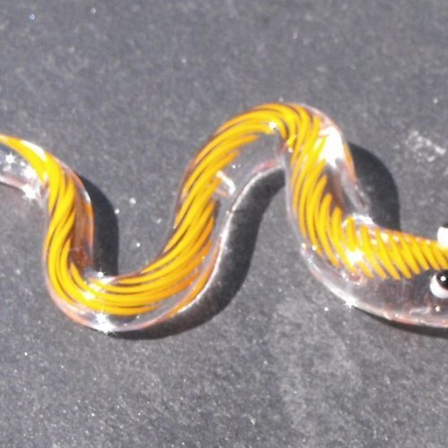 Serpent en verre perl.1272