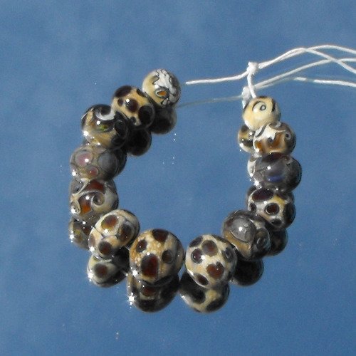 Set de perles en verre de murano perl.0442